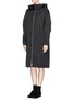 Front View - Click To Enlarge - STELLA MCCARTNEY - Hood parka 