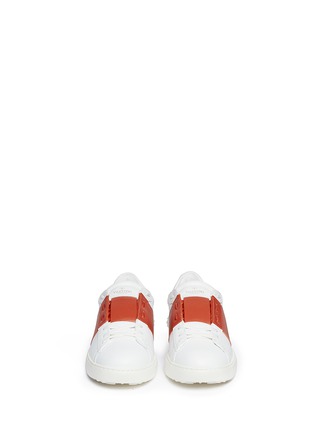 Figure View - Click To Enlarge - VALENTINO GARAVANI - 'Rockstud' colourblock leather sneakers