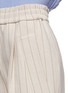  - 3.1 PHILLIP LIM - Elastic Drawstring Waist Stripe Wide Leg Pants
