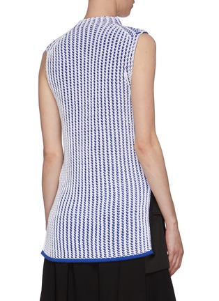 Back View - Click To Enlarge - 3.1 PHILLIP LIM - High Neck Duotone Sleeveless Sweater
