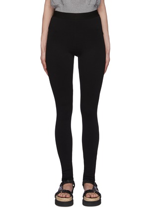 Main View - Click To Enlarge - 3.1 PHILLIP LIM - Back Zip Novelty Jersey Leggings