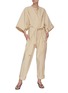 Figure View - Click To Enlarge - 3.1 PHILLIP LIM - Low Waist Front Tie Rolled Cuff Jumpsuit