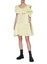 Figure View - Click To Enlarge - 3.1 PHILLIP LIM - Ruffle Neck Mini Dress
