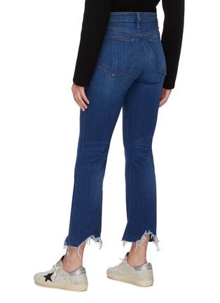 Back View - Click To Enlarge - RAG & BONE - Distressed Hem Skinny Boot Jeans