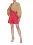 Figure View - Click To Enlarge - ISABEL MARANT - 'Effie' paperbag shorts suspender shorts