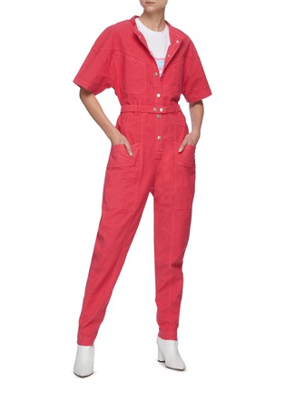 Figure View - Click To Enlarge - ISABEL MARANT - 'Etundra' belted jumpsuit