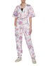Figure View - Click To Enlarge - ISABEL MARANT - 'Etundra' graffiti print belted jumpsuit