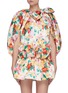 Main View - Click To Enlarge - SHUSHU/TONG - Floral print bow detail short bubble dress