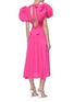 Back View - Click To Enlarge - ROTATE - 'Dawn' puff sleeve dress
