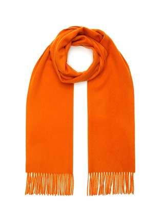 Main View - Click To Enlarge - JOHNSTONS OF ELGIN - Fringe cashmere scarf