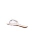  - RODO - Crystal embellished plexi slide sandals