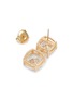 Detail View - Click To Enlarge - CZ BY KENNETH JAY LANE - Cushion cubic zirconia dangle earrings