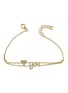 LINEA - Love You' diamond 14k gold bracelet