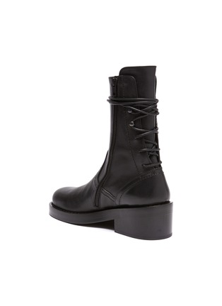  - ANN DEMEULEMEESTER - Leather ankle boots