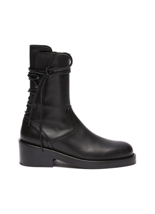 Main View - Click To Enlarge - ANN DEMEULEMEESTER - Leather ankle boots
