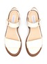 Detail View - Click To Enlarge - GABRIELA HEARST - 'Mika' cork wedge platform sandals