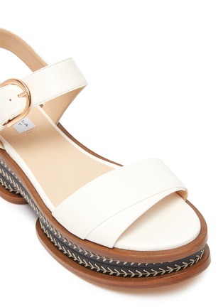 Detail View - Click To Enlarge - GABRIELA HEARST - 'Mika' cork wedge platform sandals