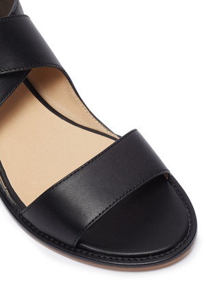 Detail View - Click To Enlarge - GABRIELA HEARST - 'Senna' Cross Ankle Strap Leather Sandals