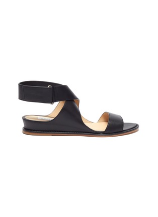 Main View - Click To Enlarge - GABRIELA HEARST - 'Senna' Cross Ankle Strap Leather Sandals