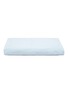 Main View - Click To Enlarge - TEKLA - Organic Cotton Double Fitted Sheet – Sky blue