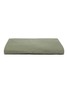 Main View - Click To Enlarge - TEKLA - Organic cotton percale fitted sheet – Olive Green