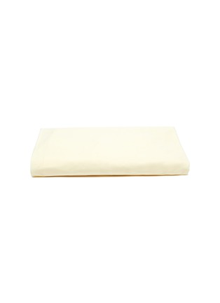 Main View - Click To Enlarge - TEKLA - Organic Cotton Single Fitted Sheet – Sun Bleached Yellow