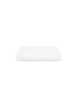 Main View - Click To Enlarge - TEKLA - Organic Cotton Single Fitted Sheet – Broken White