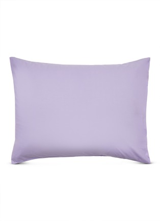 Main View - Click To Enlarge - TEKLA - Orgaic cotton percale pillow sham – Lavender