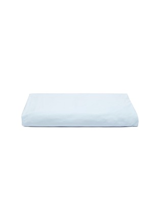 Main View - Click To Enlarge - TEKLA - Organic Cotton Single Fitted Sheet – Sky Blue