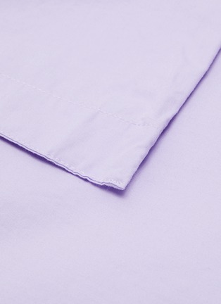 Detail View - Click To Enlarge - TEKLA - Organic Cotton King Size Duvet Cover – Lavender
