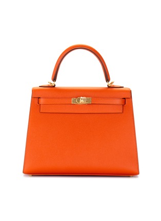 Main View - Click To Enlarge - MAIA - Kelly Sellier Feu 25cm Epsom leather bag