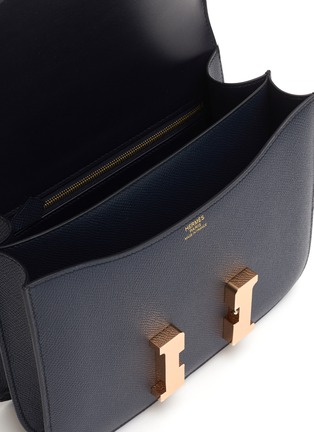 Detail View - Click To Enlarge - MAIA - Constance Blue Indigo 24cm Epsom leather bag