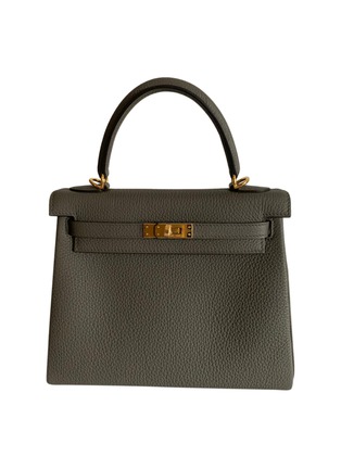 Main View - Click To Enlarge - MAIA - Kelly Retourne Etain 25cm Togo leather bag