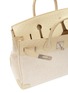 Detail View - Click To Enlarge - MAIA - Birkin HAC Ivory 32cm Ostrich leather  canvas bag