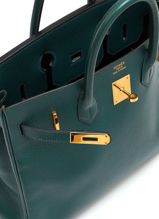Detail View - Click To Enlarge - MAIA - Birkin HAC vert Clair 32cm Ardennes leather bag
