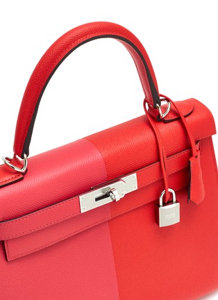 Detail View - Click To Enlarge - MAIA - Kelly Limited Edition rouge de couer & rose extreme 28cm Epsom leather bag