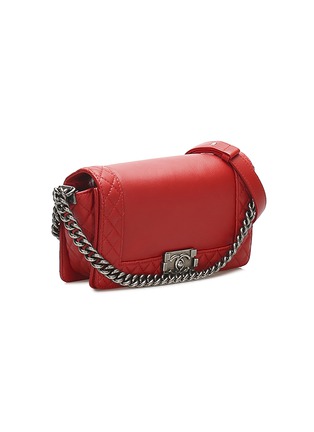  - MAIA - Chanel Medium Boy 25cm Leather Flap Bag