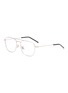 Main View - Click To Enlarge - SAINT LAURENT - Square metal frame optical glasses