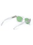 Figure View - Click To Enlarge - SAINT LAURENT - SL 402' square clear acetate frame sunglasses