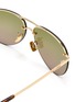 Detail View - Click To Enlarge - SAINT LAURENT - SL 416' metal frame aviator sunglasses