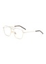 Main View - Click To Enlarge - SAINT LAURENT - Square metal frame optical glasses