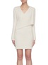 Main View - Click To Enlarge - C/MEO COLLECTIVE - 'Anyone Else' Slash Waist V-neck Knit Dress