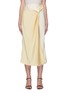 Main View - Click To Enlarge - C/MEO COLLECTIVE - Duo-tonal Ruched Front Midi Skirt