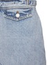 Detail View - Click To Enlarge - C/MEO COLLECTIVE - 'Overturn' Denim Wrap Mini Skirt