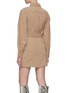Back View - Click To Enlarge - C/MEO COLLECTIVE - 'Double Up' Belted Shirt Dress