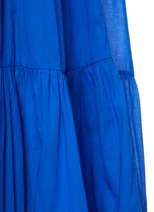 Detail View - Click To Enlarge - KALITA - 'Calypso' Sleeveless Open Back Tiered Cotton Maxi Dress