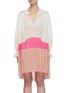 Main View - Click To Enlarge - KALITA - 'The Wave' Open Placket Colourblocked Tunic