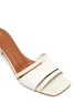 Detail View - Click To Enlarge - MALONE SOULIERS - 'Laney' linen leather sandals