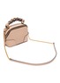 Detail View - Click To Enlarge - CHLOÉ - 'Daria Small' braided handle grain leather chain bag