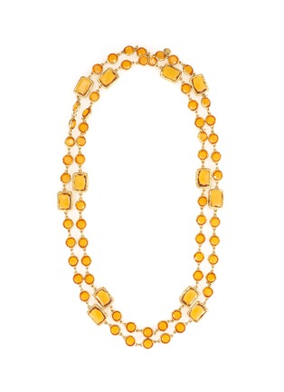 Main View - Click To Enlarge - LANE CRAWFORD VINTAGE ACCESSORIES - Chanel Amber necklace